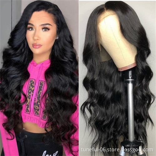 Tuneful  wholesale with closure wig body wave Brazilian remy  human hair